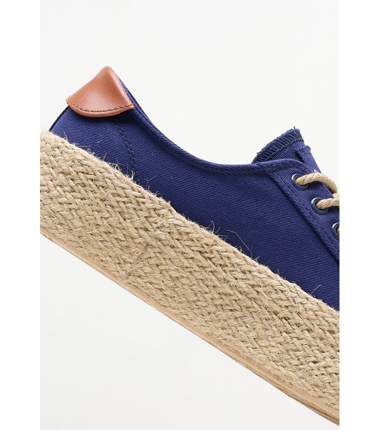 Women Casual Shoes Kyle.Classic Blue Fabric Pepe Jeans