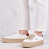 Γυναικεία Παπούτσια Casual Kyle.Classic Άσπρο Ύφασμα Pepe Jeans Γυναικεία Παπούτσια Casual Kyle.Classic Άσπρο Ύφασμα Pepe Jeans