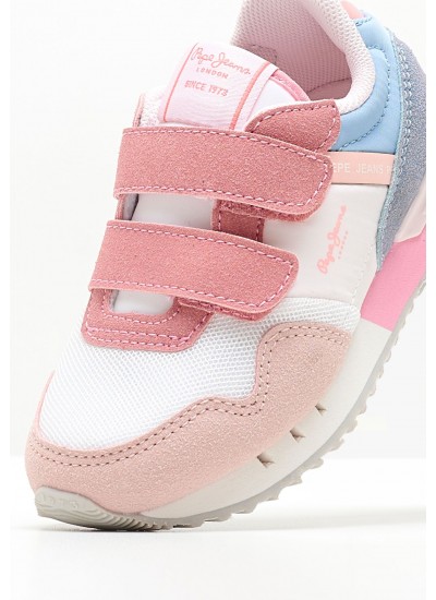 Kids Flip Flops & Sandals 695578 Pink Leather Kickers