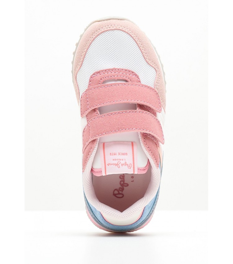 Kids Casual Shoes Lnd.Urban Pink Fabric Pepe Jeans