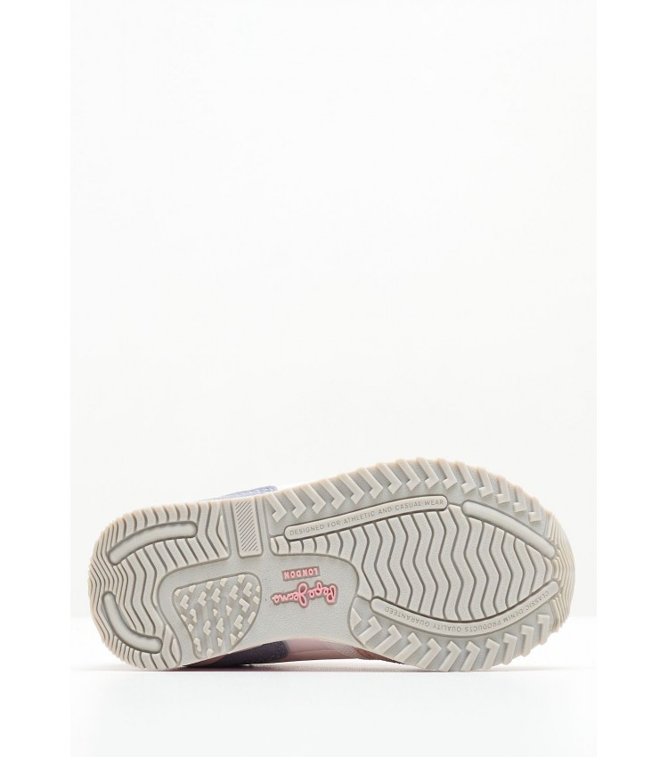 Kids Casual Shoes Lnd.Urban Pink Fabric Pepe Jeans
