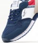 Kids Casual Shoes London.Ban Blue Fabric Pepe Jeans