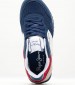 Kids Casual Shoes London.Ban Blue Fabric Pepe Jeans