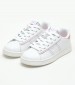 Kids Casual Shoes Player.Night White Leather Pepe Jeans