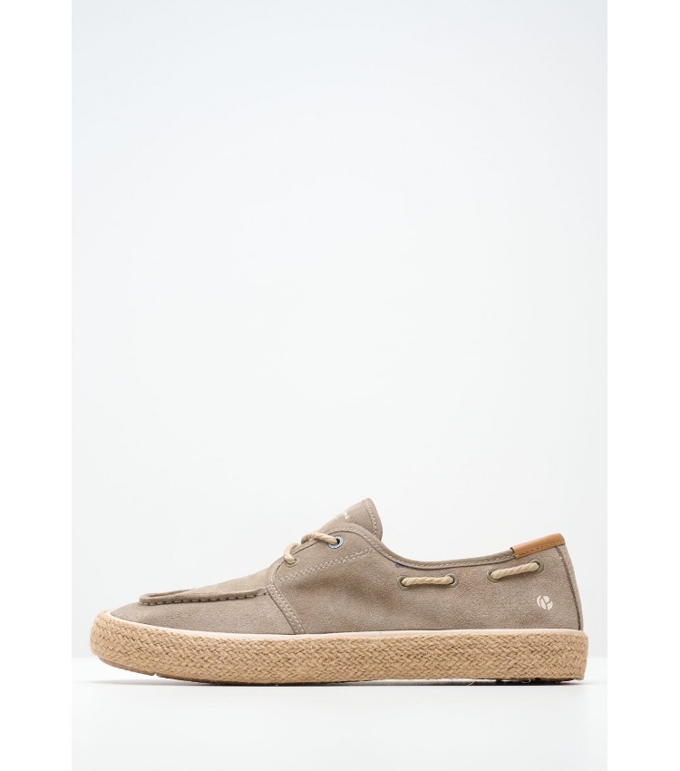 Men Espadrilles Port.Coast Taupe Buckskin Pepe Jeans