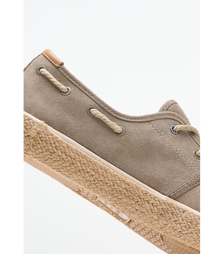 Men Espadrilles Port.Coast Taupe Buckskin Pepe Jeans