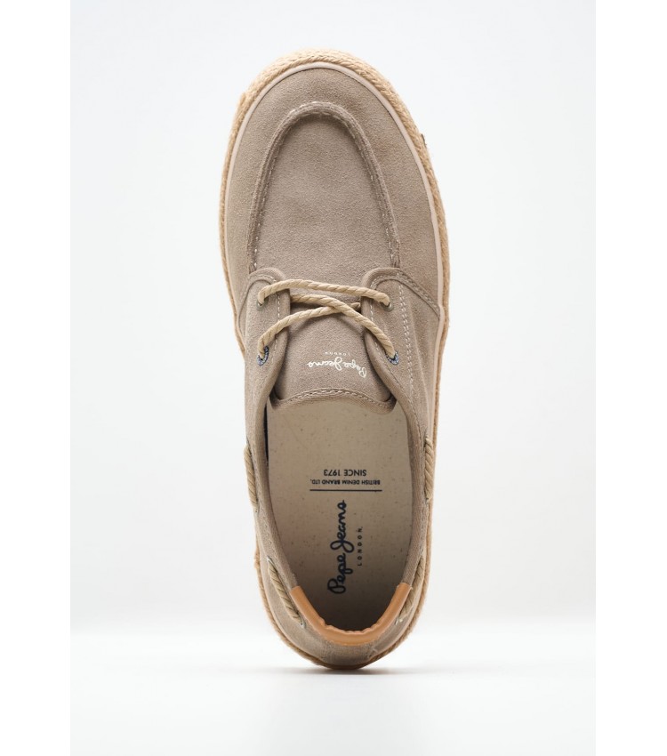 Men Espadrilles Port.Coast Taupe Buckskin Pepe Jeans