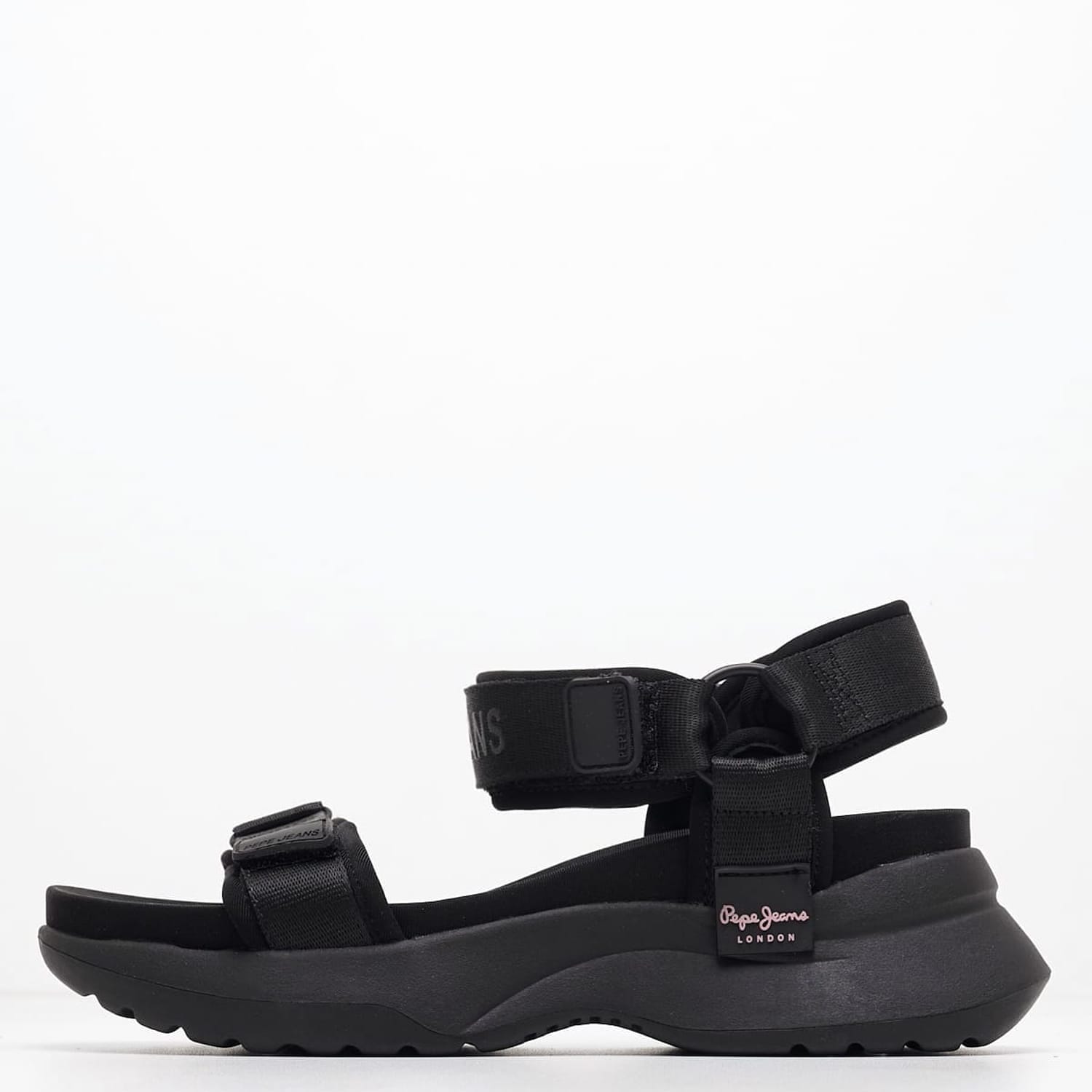 Γυναικεία Πέδιλα Venus.Block Μαύρο Ύφασμα Pepe Jeans