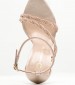 Women Pumps & Peeptoes High 1008E33 Bronze Leather Mourtzi