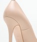 Women Pumps & Peeptoes High 1203A00 Nude Leather Mourtzi