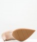 Women Pumps & Peeptoes High 1203A00 Nude Leather Mourtzi