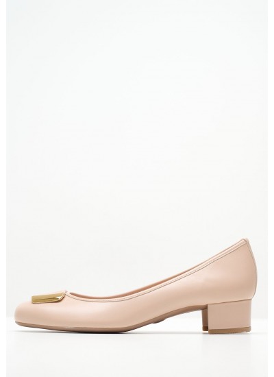 Women Pumps & Peeptoes Low 30194 Nude Leather Mourtzi