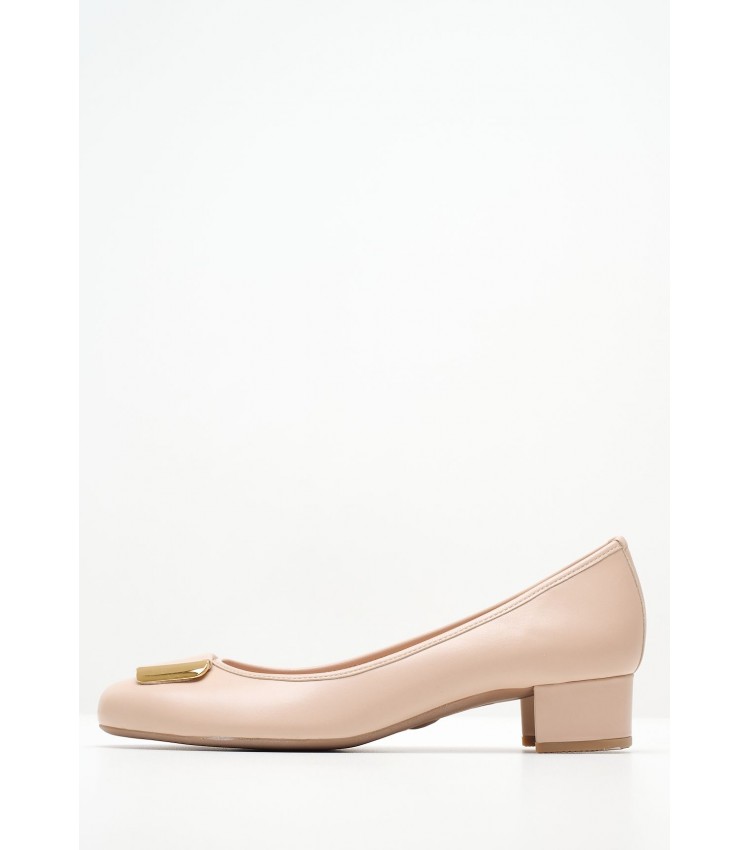 Women Pumps & Peeptoes Low 30194 Nude Leather Mourtzi