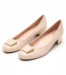 Women Pumps & Peeptoes Low 30194 Nude Leather Mourtzi