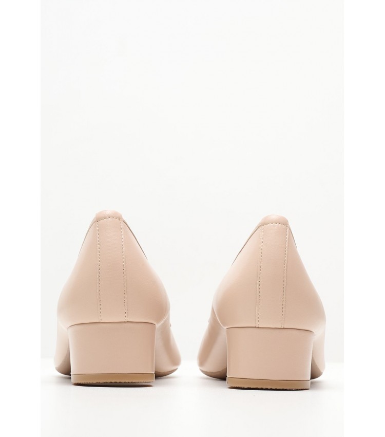 Women Pumps & Peeptoes Low 30194 Nude Leather Mourtzi