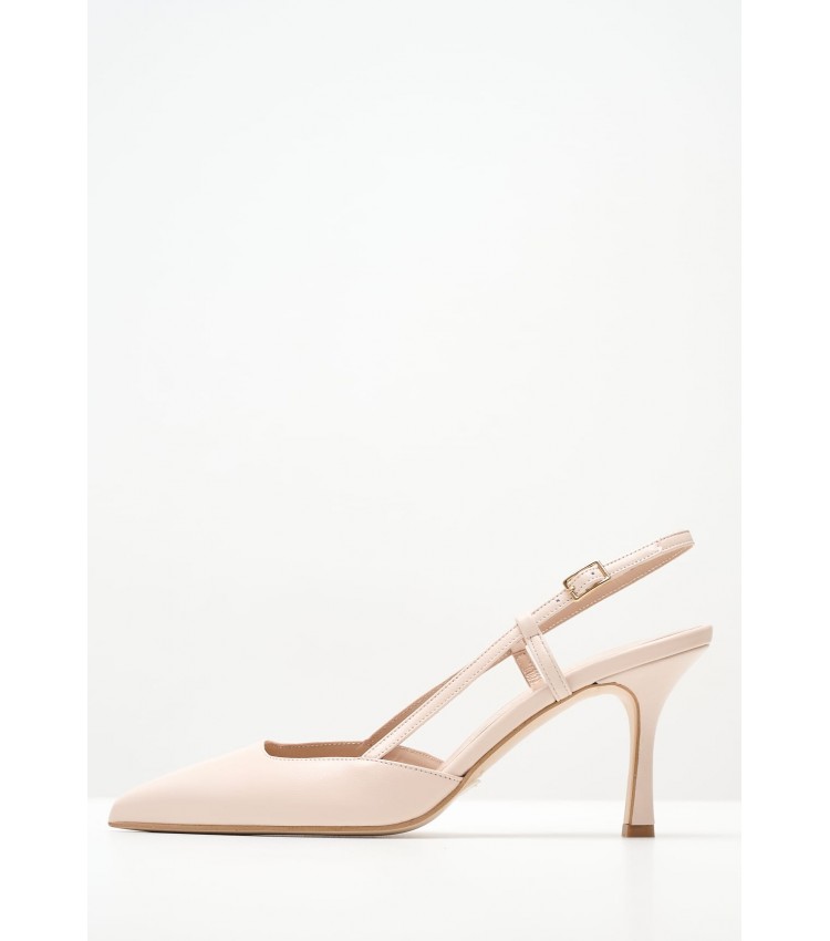 Women Pumps & Peeptoes High 71117 Nude Leather Mourtzi