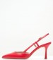 Women Pumps & Peeptoes High 71117 Red Leather Mourtzi