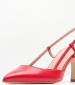 Women Pumps & Peeptoes High 71117 Red Leather Mourtzi