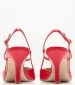 Women Pumps & Peeptoes High 71117 Red Leather Mourtzi