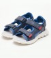 Kids Flip Flops & Sandals Airadyum Blue ECOleather Geox