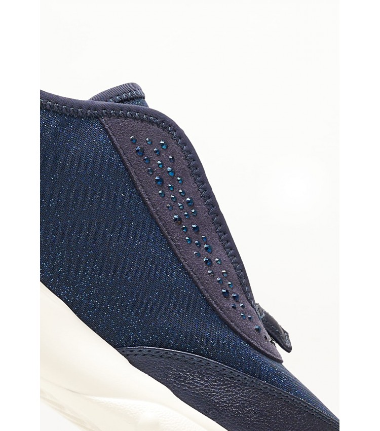 Women Casual Shoes Alleniee.Dk Blue Fabric Geox