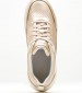 Women Casual Shoes Alleniee.Pearl Gold Leather Geox