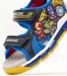 Kids Flip Flops & Sandals Android.Marvel Blue ECOleather Geox