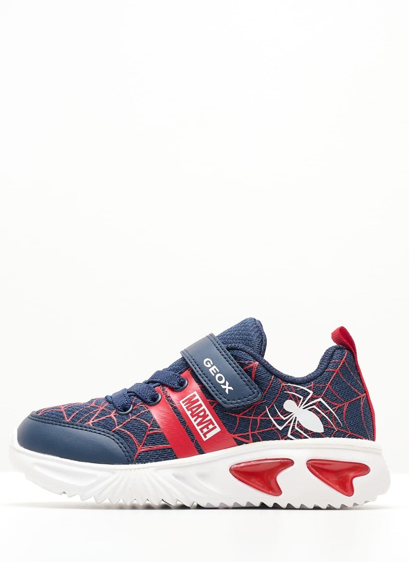 Kids Casual Shoes from the Geox brand Assister.B Blue Fabric mortoglou.gr eshop