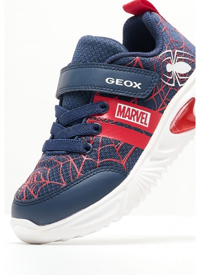 Ανδρικά Παπούτσια Casual Spherica.Rico Άσπρο Δέρμα Geox
