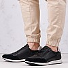 Ανδρικά Παπούτσια Casual Avery.Urban Μαύρο Δέρμα Geox Ανδρικά Παπούτσια Casual Avery.Urban Μαύρο Δέρμα Geox