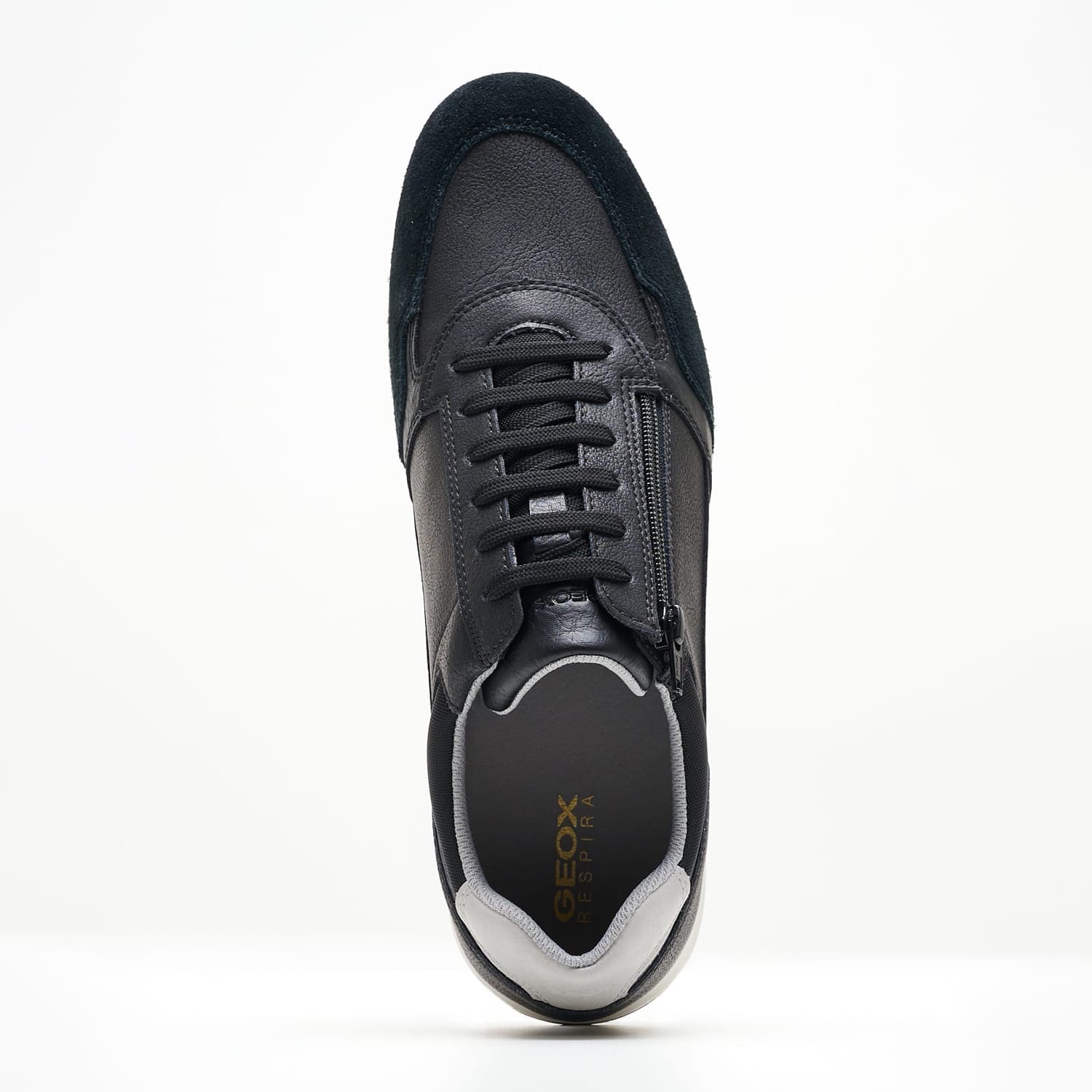 Ανδρικά Παπούτσια Casual Avery.Urban Μαύρο Δέρμα Geox Ανδρικά Παπούτσια Casual Avery.Urban Μαύρο Δέρμα Geox