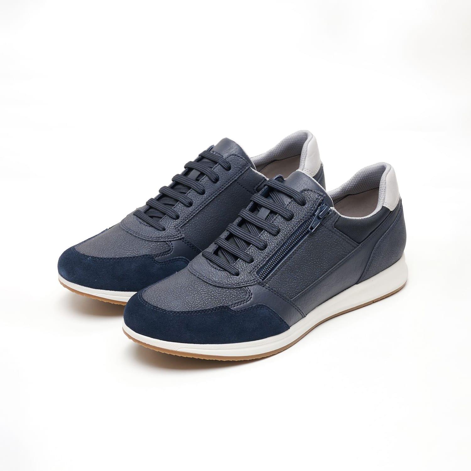 Men Casual Shoes Avery.Urban Blue Leather Geox