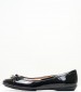 Women Balerinas Charlene.Urban Black ECOleather Geox