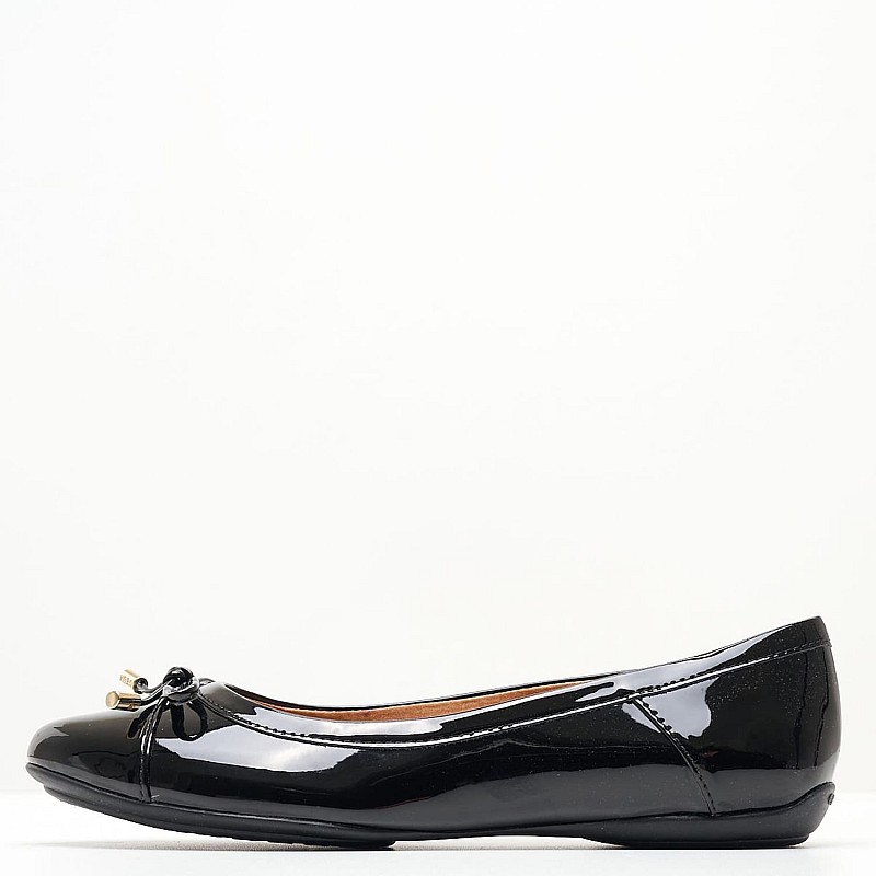 Γυναικείες Μπαλαρίνες Charlene.Urban Μαύρο ECOleather Geox