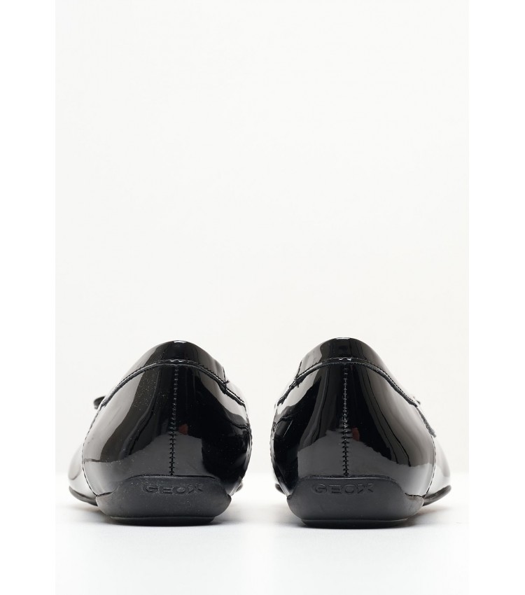 Γυναικείες Μπαλαρίνες Charlene.Urban Μαύρο ECOleather Geox
