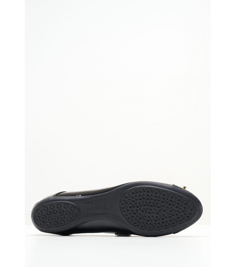 Γυναικείες Μπαλαρίνες Charlene.Urban Μαύρο ECOleather Geox