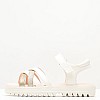 Kids Flip Flops & Sandals Coralie.Gir White ECOleather Geox Kids Flip Flops & Sandals Coralie.Gir White ECOleather Geox