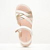 Kids Flip Flops & Sandals Coralie.Gir White ECOleather Geox Kids Flip Flops & Sandals Coralie.Gir White ECOleather Geox