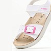 Kids Flip Flops & Sandals Costarei.Glam White ECOleather Geox Kids Flip Flops & Sandals Costarei.Glam White ECOleather Geox