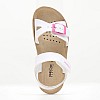 Kids Flip Flops & Sandals Costarei.Glam White ECOleather Geox Kids Flip Flops & Sandals Costarei.Glam White ECOleather Geox