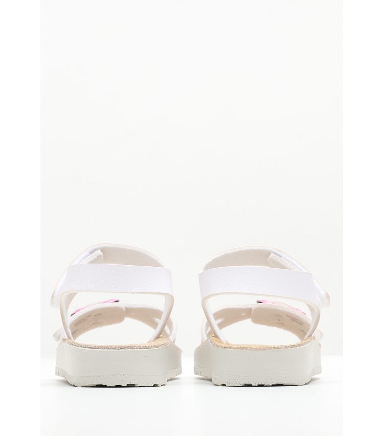 Kids Flip Flops & Sandals Costarei.Glam White ECOleather Geox