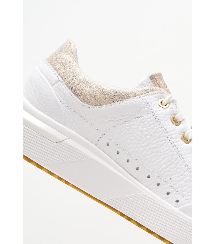 Women Casual Shoes D.Dalyla.A White Leather Geox