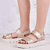 Women Flats D.Dandra Gold ECOleather Geox Women Flats D.Dandra Gold ECOleather Geox