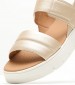 Women Sandals D.Dandra Gold ECOleather Geox