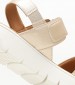 Women Sandals D.Dandra Gold ECOleather Geox