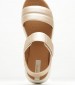 Women Sandals D.Dandra Gold ECOleather Geox