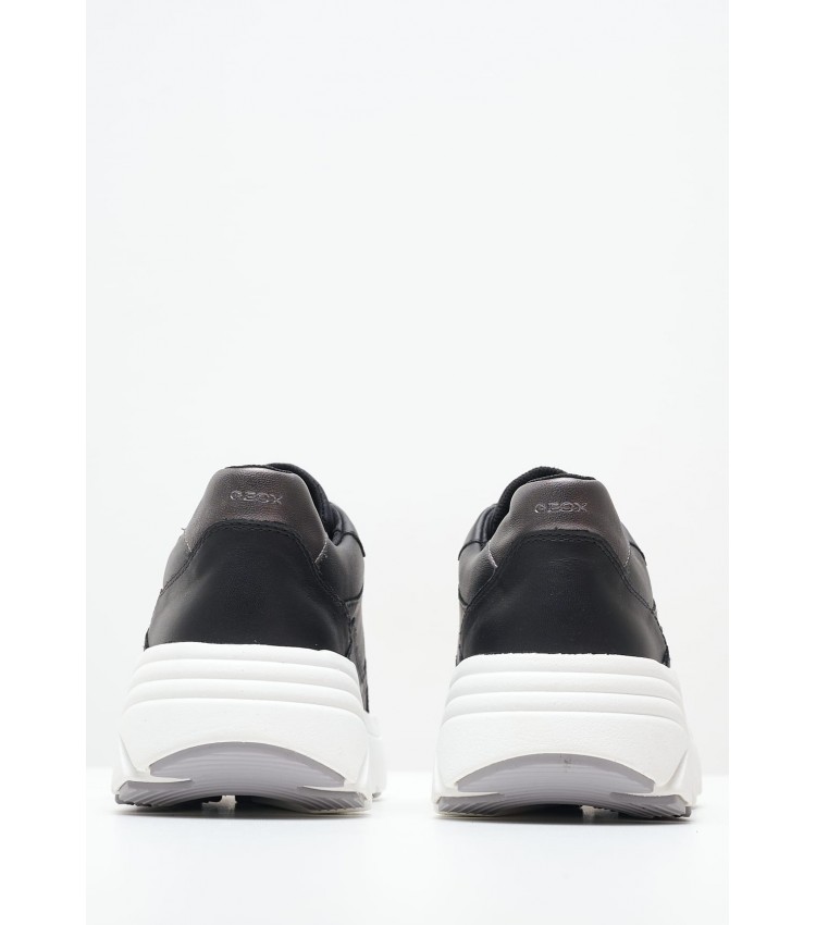 Women Casual Shoes D.Diamanta.B Black Leather Geox
