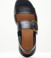 Women Sandals D.Spherica Black Leather Geox