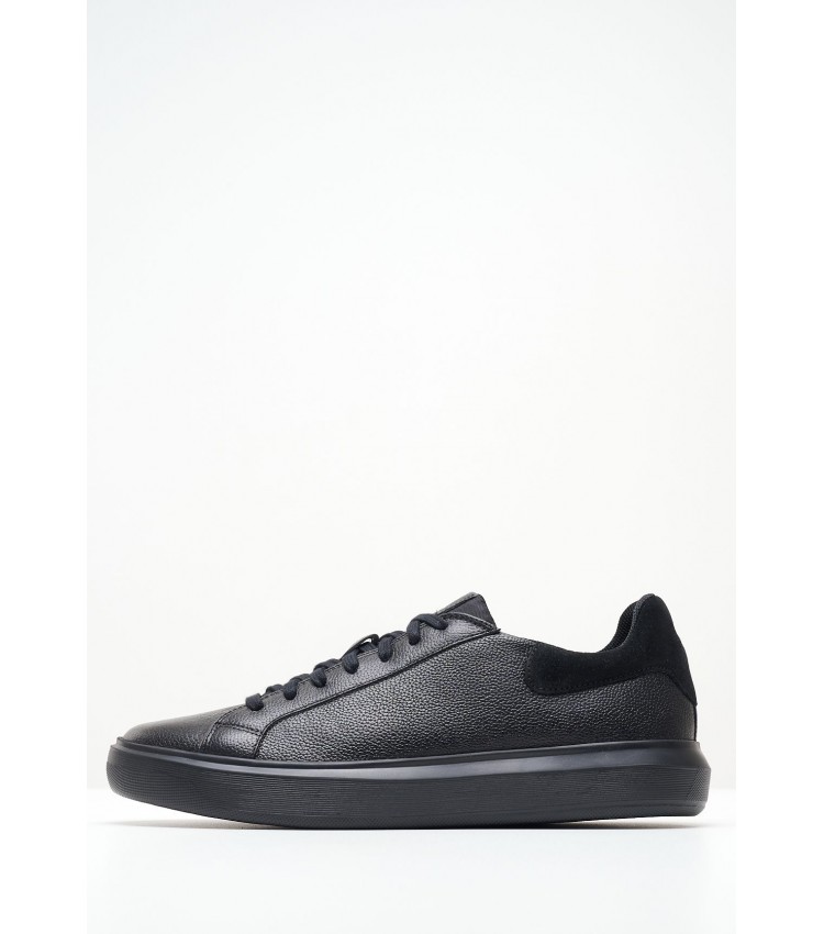 Men Casual Shoes Deiven.Urban Black Leather Geox