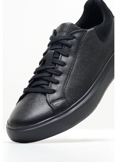 Men Casual Shoes Deiven.Urban Black Leather Geox
